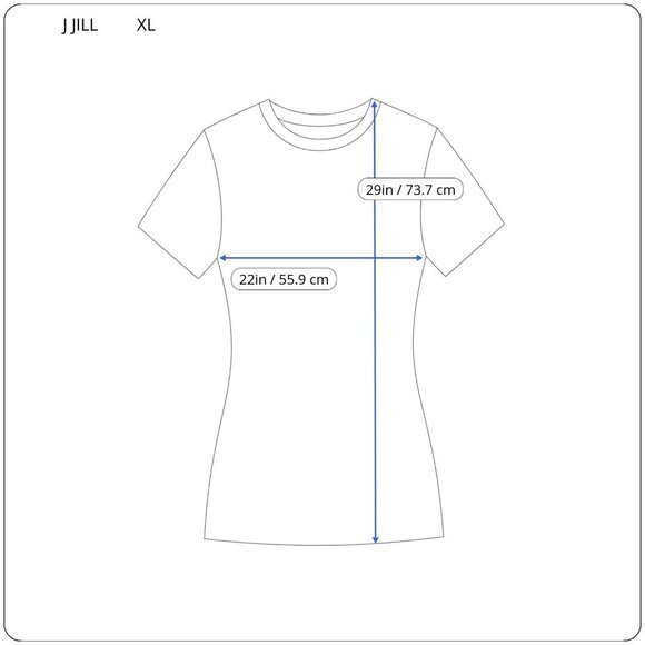 J Jill Womens Top Extra Large Tee Pima Shirttail Daisies Black Cotton FLO365E - Picture 4 of 9